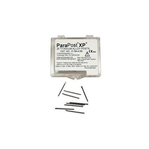 Coltene Whaledent P784-5 ParaPost XP Titanium Alloy Posts .050 Coltene Whaledent P784-5 ParaPost XP Titanium Alloy Posts .050